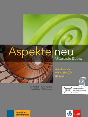 Робочий зошит Aspekte 1 Neu B1+ Arbeitsbuch mit Audio-CD